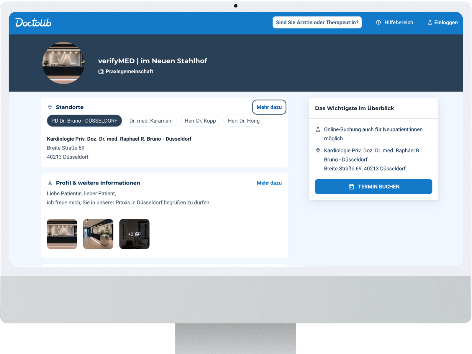 Doctolib Terminbuchung